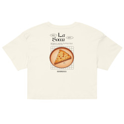 Crop Top "Socca" – Tradition Niçoise par Souleu & Baieta