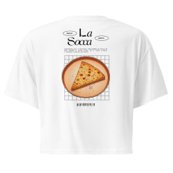 Crop Top "Socca" – Tradition Niçoise par Souleu & Baieta
