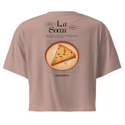 Crop Top "Socca" – Tradition Niçoise par Souleu & Baieta