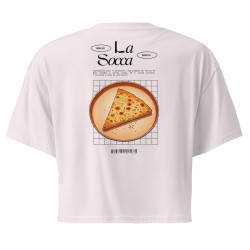 Crop Top "Socca" – Tradition Niçoise par Souleu & Baieta