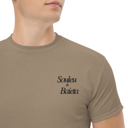 T-shirt  "Merda de Can" – Saveur Niçoise Broderie Souleu & Baieta