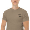 T-shirt  "Merda de Can" – Saveur Niçoise Broderie Souleu & Baieta