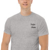 T-shirt  "Merda de Can" – Saveur Niçoise Broderie Souleu & Baieta