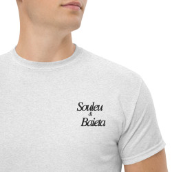T-shirt  "Merda de Can" – Saveur Niçoise Broderie Souleu & Baieta