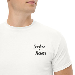 T-shirt  "Merda de Can" – Saveur Niçoise Broderie Souleu & Baieta