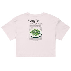 Crop Top "Merda de Can" – Saveur Niçoise Broderie Souleu & Baieta