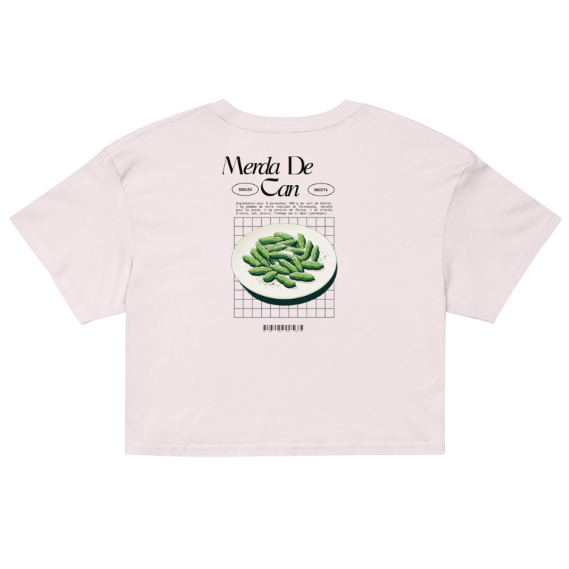 Crop Top "Merda de Can" – Saveur Niçoise Broderie Souleu & Baieta Crop Top "Merda de Can" – Saveur Niçoise Broderie Souleu & Baieta