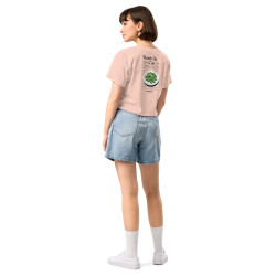 Crop Top "Merda de Can" – Saveur Niçoise Broderie Souleu & Baieta
