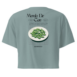 Crop Top "Merda de Can" – Saveur Niçoise Broderie Souleu & Baieta