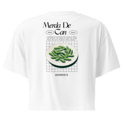 Crop Top "Merda de Can" – Saveur Niçoise Broderie Souleu & Baieta