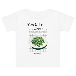 T-shirt bébé "Merda de Can" – Saveur Niçoise par Souleu & Baieta