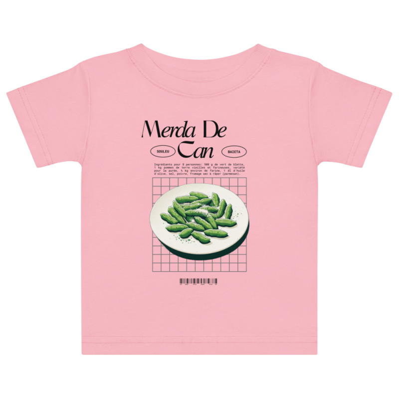 T-shirt bébé "Merda de Can" – Saveur Niçoise par Souleu & Baieta T-shirt bébé "Merda de Can" – Saveur Niçoise par Souleu & Baieta