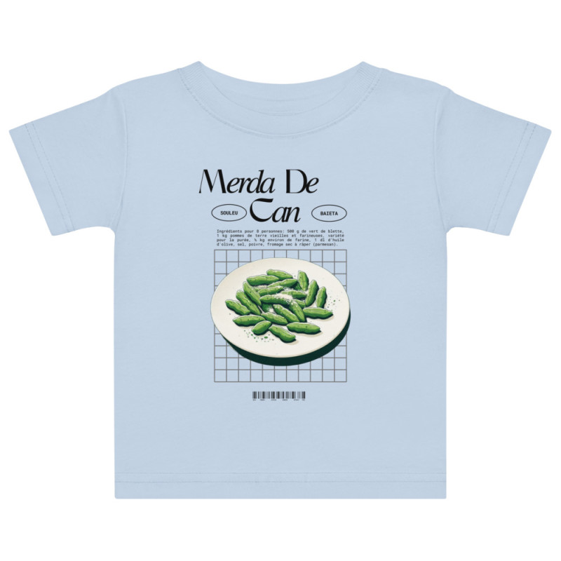 T-shirt bébé "Merda de Can" – Saveur Niçoise par Souleu & Baieta T-shirt bébé "Merda de Can" – Saveur Niçoise par Souleu & Baieta