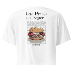 Crop top Lou Pan Bagnat – Trésor de la Méditerranée avec broderie "Souleu & Baieta"