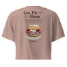 Crop top Lou Pan Bagnat – Trésor de la Méditerranée avec broderie "Souleu & Baieta"