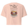 Crop top Lou Pan Bagnat – Trésor de la Méditerranée avec broderie "Souleu & Baieta"