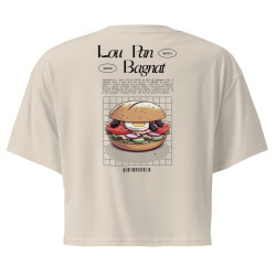 Crop top Lou Pan Bagnat – Trésor de la Méditerranée avec broderie "Souleu & Baieta"