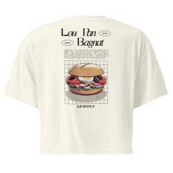 Crop top Lou Pan Bagnat – Trésor de la Méditerranée avec broderie "Souleu & Baieta"