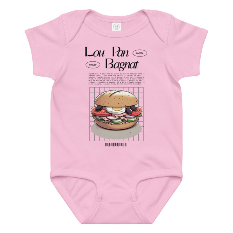 Body bébé Lou Pan Bagnat – Trésor de la Méditerranée par Souleu & Baieta Body bébé Lou Pan Bagnat – Trésor de la Méditerranée par Souleu & Baieta