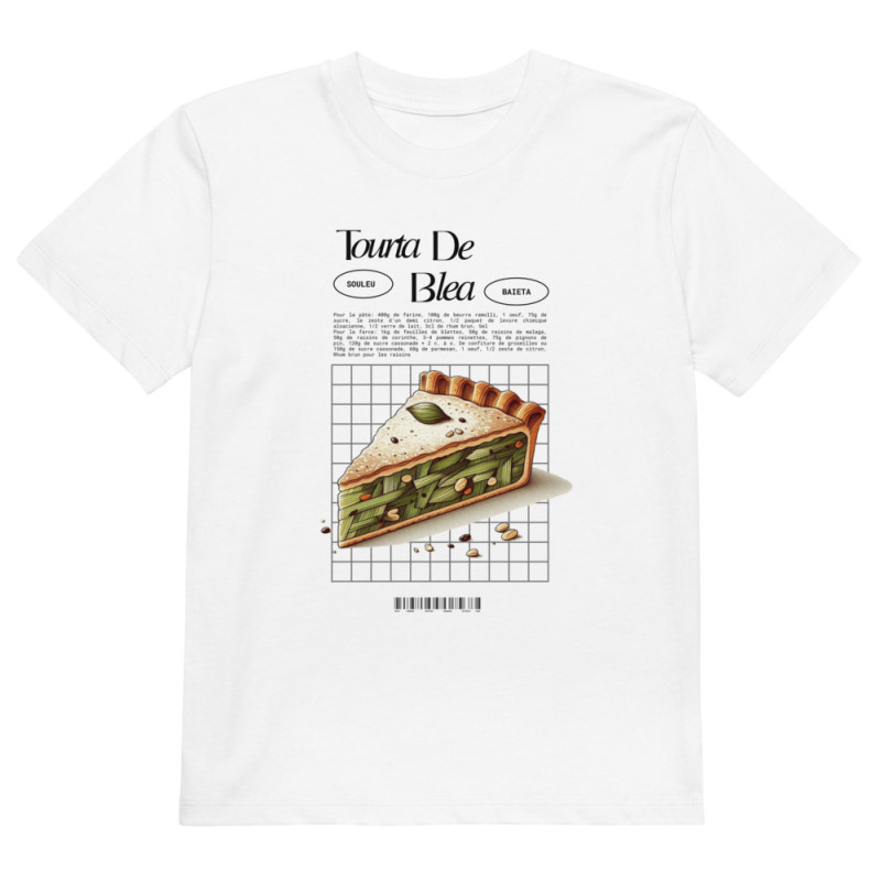 T-shirt Enfant "Tourta de Blea" – Une douceur niçoise par Souleu & Baieta T-shirt Enfant "Tourta de Blea" – Une douceur niçoise par Souleu & Baieta
