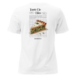 T-shirt Femme Tourta de Blea – Une douceur niçoise avec broderie "Souleu & Baieta"