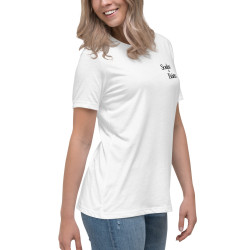 T-shirt Femme Tourta de Blea – Une douceur niçoise avec broderie "Souleu & Baieta"