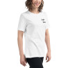 T-shirt Femme Tourta de Blea – Une douceur niçoise avec broderie "Souleu & Baieta"