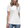T-shirt Femme Tourta de Blea – Une douceur niçoise avec broderie "Souleu & Baieta"