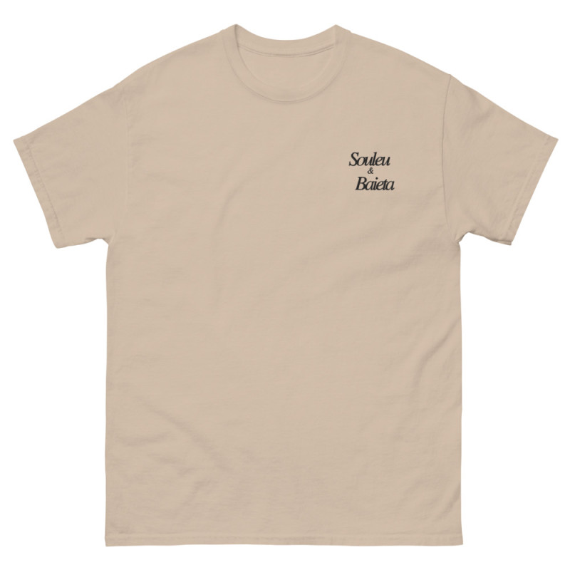 T-shirt Tourta de Blea – Une douceur niçoise avec broderie "Souleu & Baieta" T-shirt Tourta de Blea – Une douceur niçoise avec broderie "Souleu & Baieta"