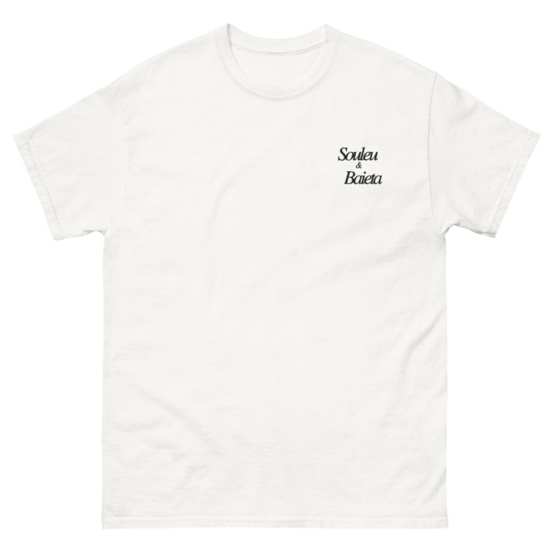 T-shirt Tourta de Blea – Une douceur niçoise avec broderie "Souleu & Baieta" T-shirt Tourta de Blea – Une douceur niçoise avec broderie "Souleu & Baieta"