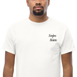 T-shirt Tourta de Blea – Une douceur niçoise avec broderie "Souleu & Baieta"