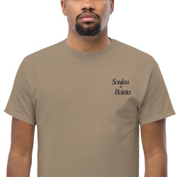 T-shirt Tourta de Blea – Une douceur niçoise avec broderie "Souleu & Baieta"