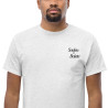 T-shirt Tourta de Blea – Une douceur niçoise avec broderie "Souleu & Baieta"