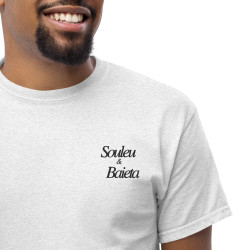 T-shirt Tourta de Blea – Une douceur niçoise avec broderie "Souleu & Baieta"
