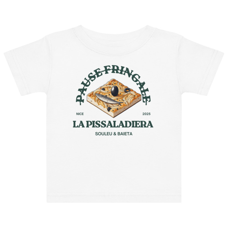 T-shirt Bébé "La Pissaladièra - Pause Fringale" T-shirt Bébé "La Pissaladièra - Pause Fringale"