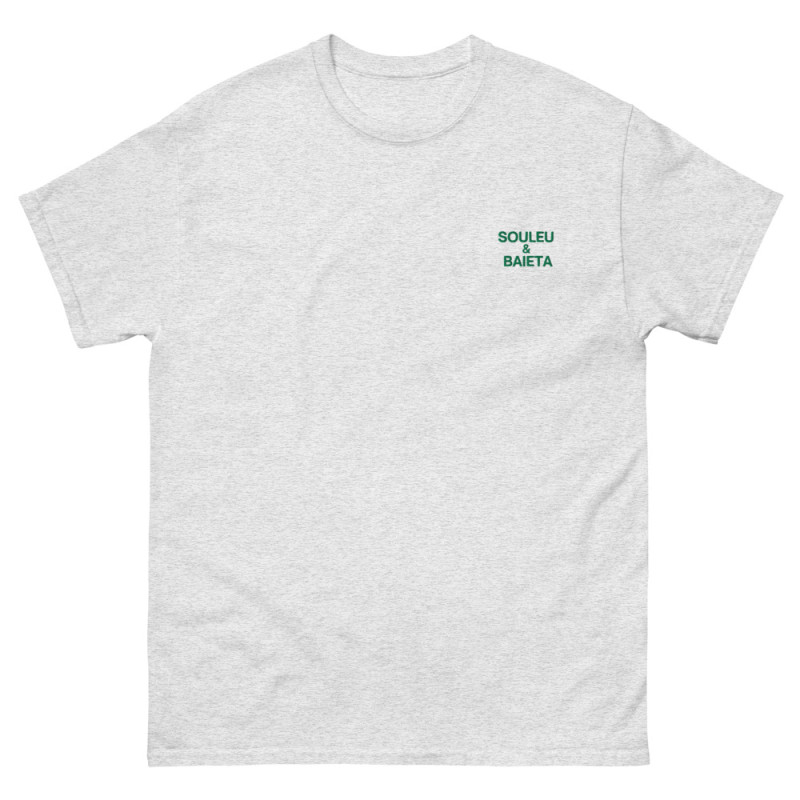 T-shirt "La Pissaladièra - Pause Fringale" avec broderie Souleu & Baieta T-shirt "La Pissaladièra - Pause Fringale" avec broderie Souleu & Baieta