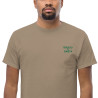 T-shirt "La Pissaladièra - Pause Fringale" avec broderie Souleu & Baieta