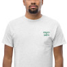 T-shirt "La Pissaladièra - Pause Fringale" avec broderie Souleu & Baieta