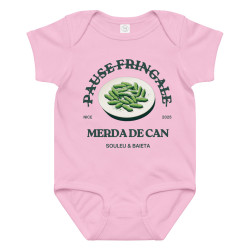 Body bébé  "Merda de Can – Pause Fringale" la cuisine Niçoise