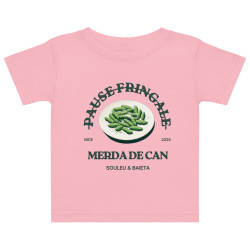 T-shirt bébé "Merda de Can – Pause Fringale" La cuisine Niçoise