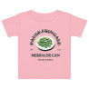 T-shirt bébé "Merda de Can – Pause Fringale" La cuisine Niçoise