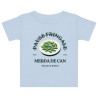 T-shirt bébé "Merda de Can – Pause Fringale" La cuisine Niçoise