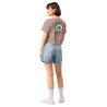 Crop top "Merda de Can – Pause Fringale" avec broderie "Souleu & Baieta"