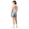 Crop top "Merda de Can – Pause Fringale" avec broderie "Souleu & Baieta"