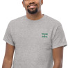 T-shirt "Merda de Can – Pause Fringale" avec broderie "Souleu & Baieta"