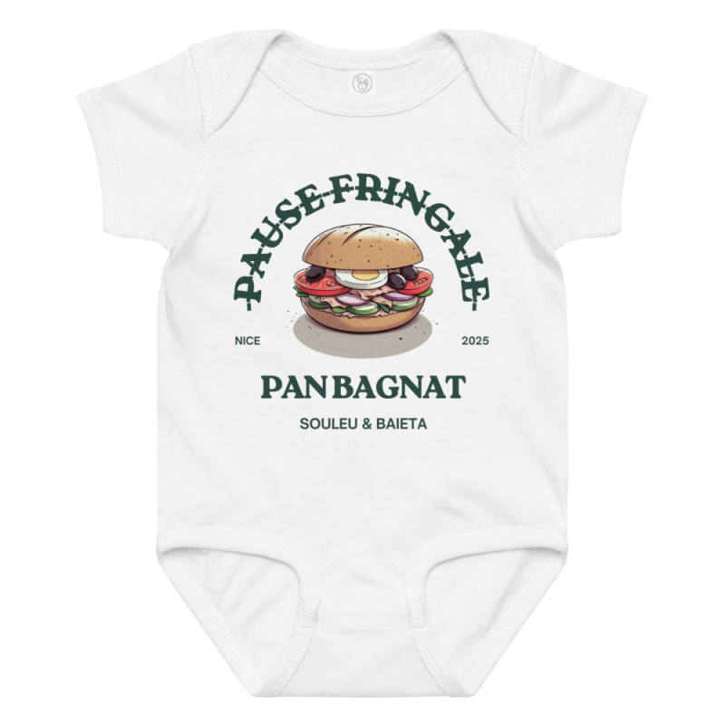 Body Bébé “Pan Bagnat – Pause Fringale” Style bistrot Body Bébé “Pan Bagnat – Pause Fringale” Style bistrot
