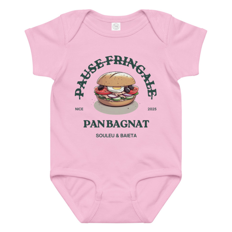 Body Bébé “Pan Bagnat – Pause Fringale” Style bistrot Body Bébé “Pan Bagnat – Pause Fringale” Style bistrot