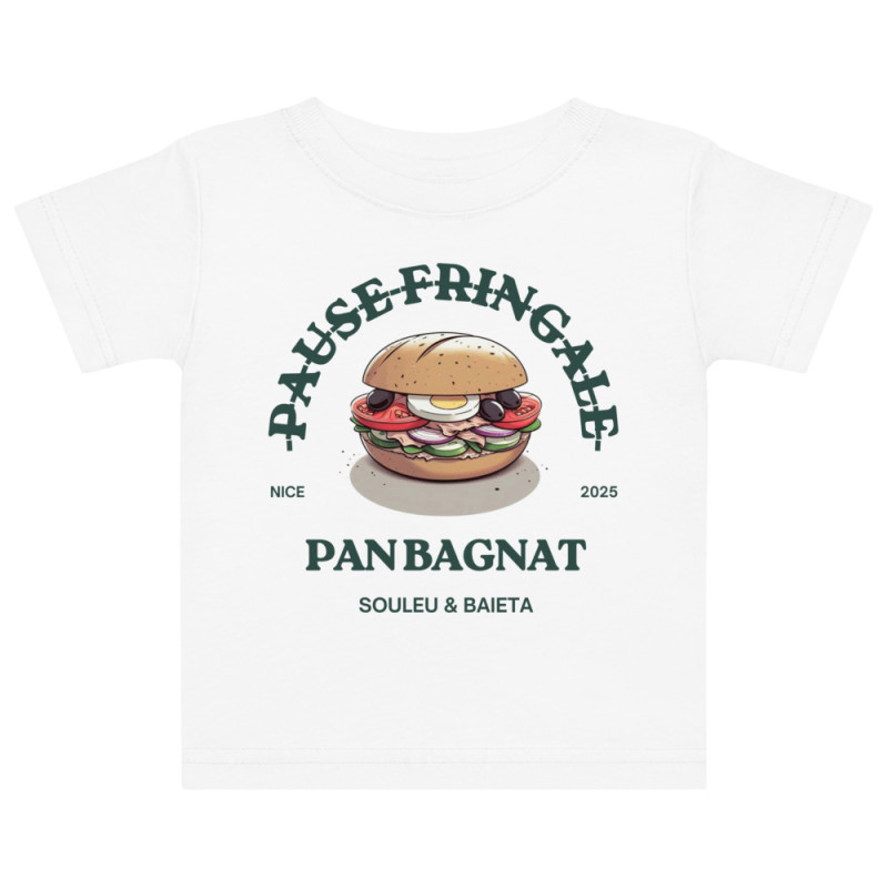 T-shirt Bébé “Pan Bagnat – Pause Fringale” | Style bistrot T-shirt Bébé “Pan Bagnat – Pause Fringale” | Style bistrot