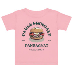 T-shirt Bébé “Pan Bagnat – Pause Fringale” | Style bistrot
