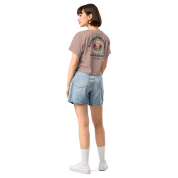 Crop Top “Pan Bagnat – Pause Fringale” | Style bistrot avec broderie “Souleu & Baieta”